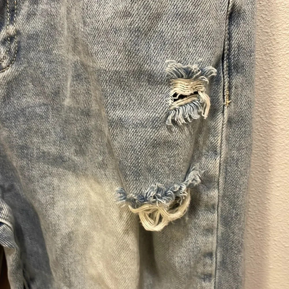 Nwot Insane Oene woman’s light blue ripped jeans - Picture 5 of 14